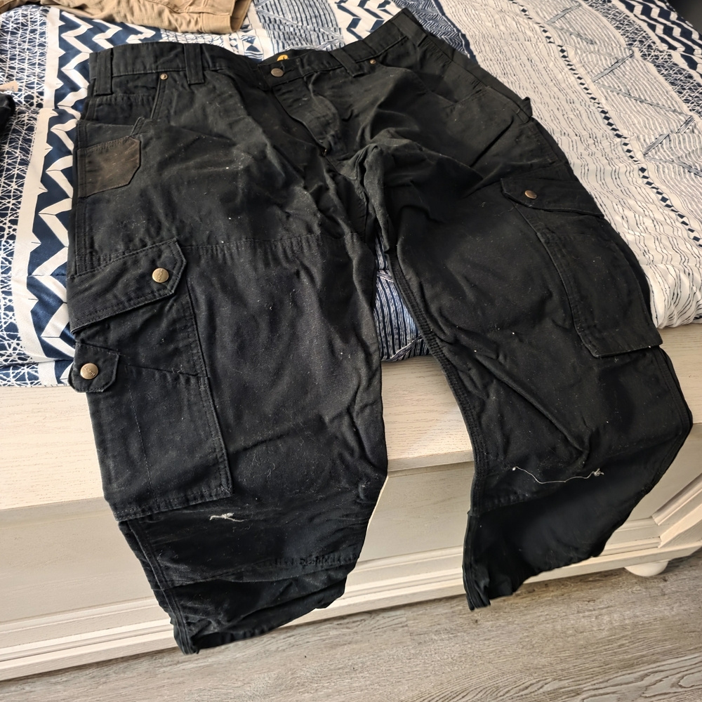 Men's Black Cargo Pants